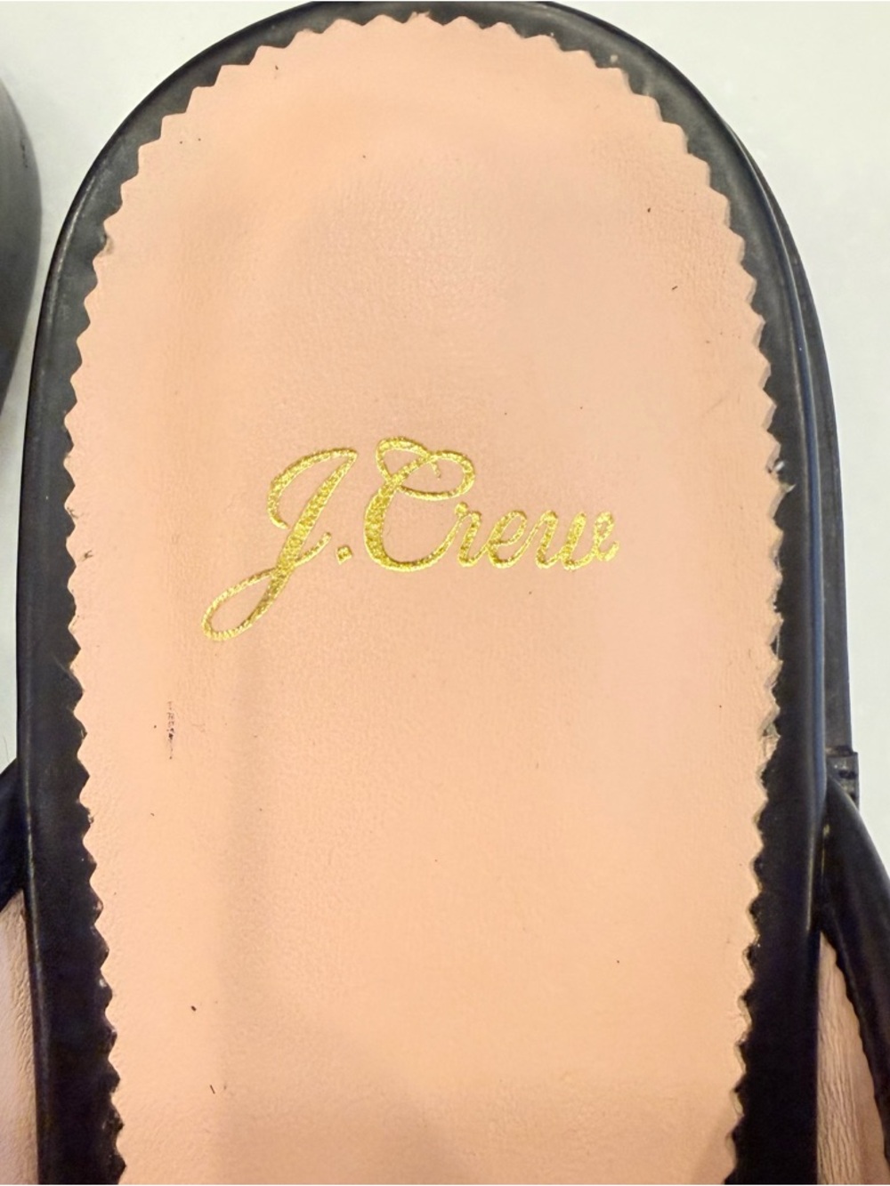 J. Crew Black Leather Backless Loafers - Picture 8 of 13